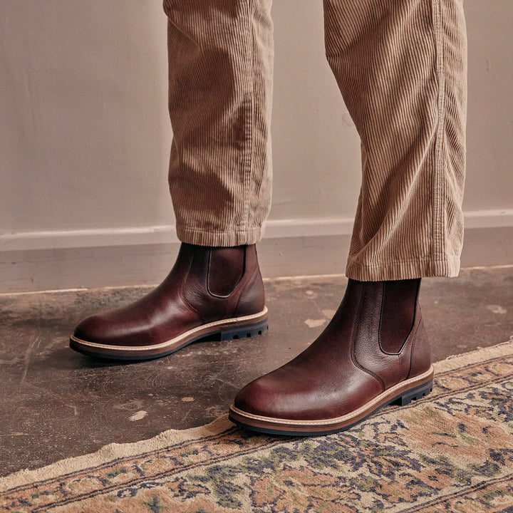 HOGHTON // RUSSET GRAINED-Men's Chelsea | LANX Proper Men's Shoes