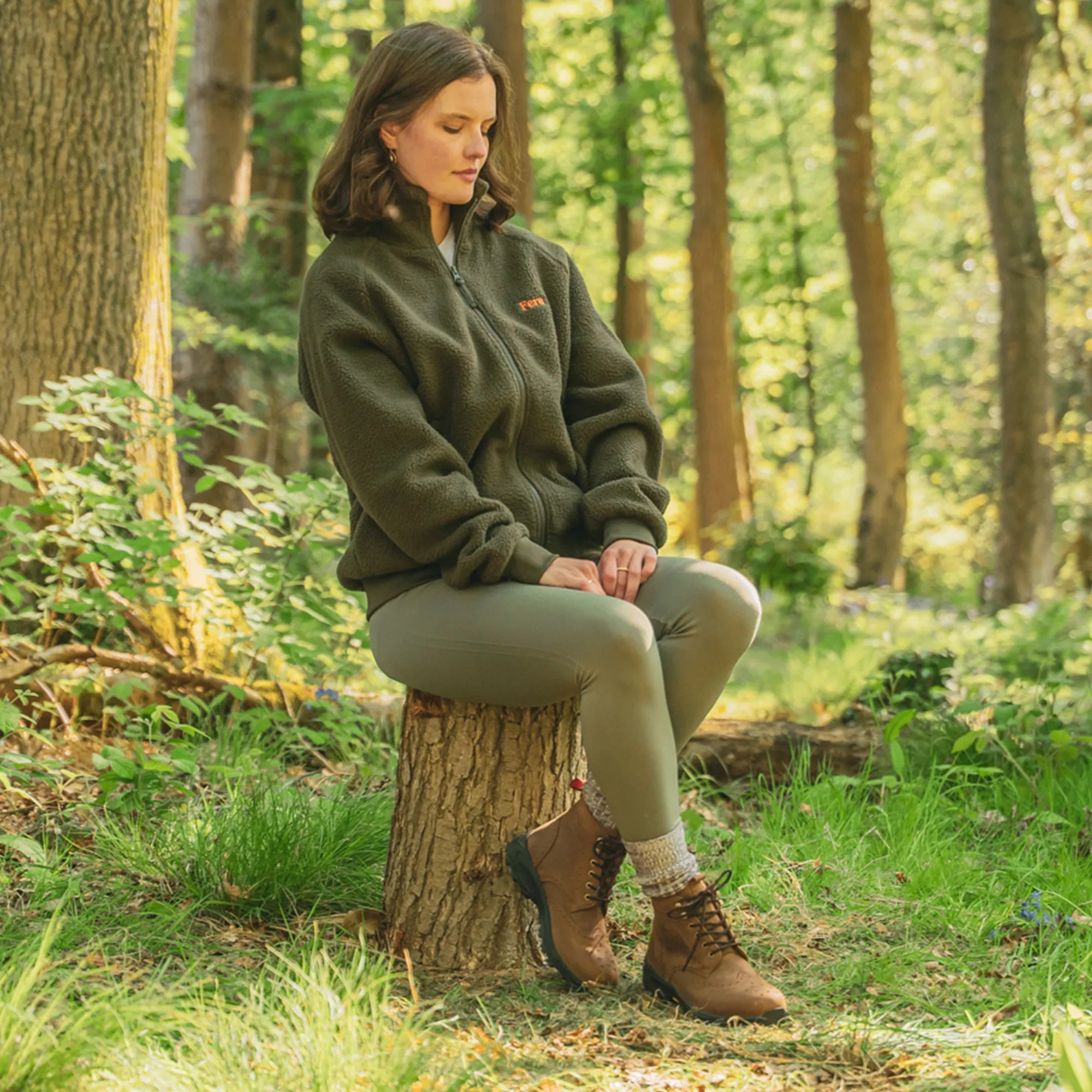 Women's - Brown - Dark - Leather - Derby Brogue Boots – LANX