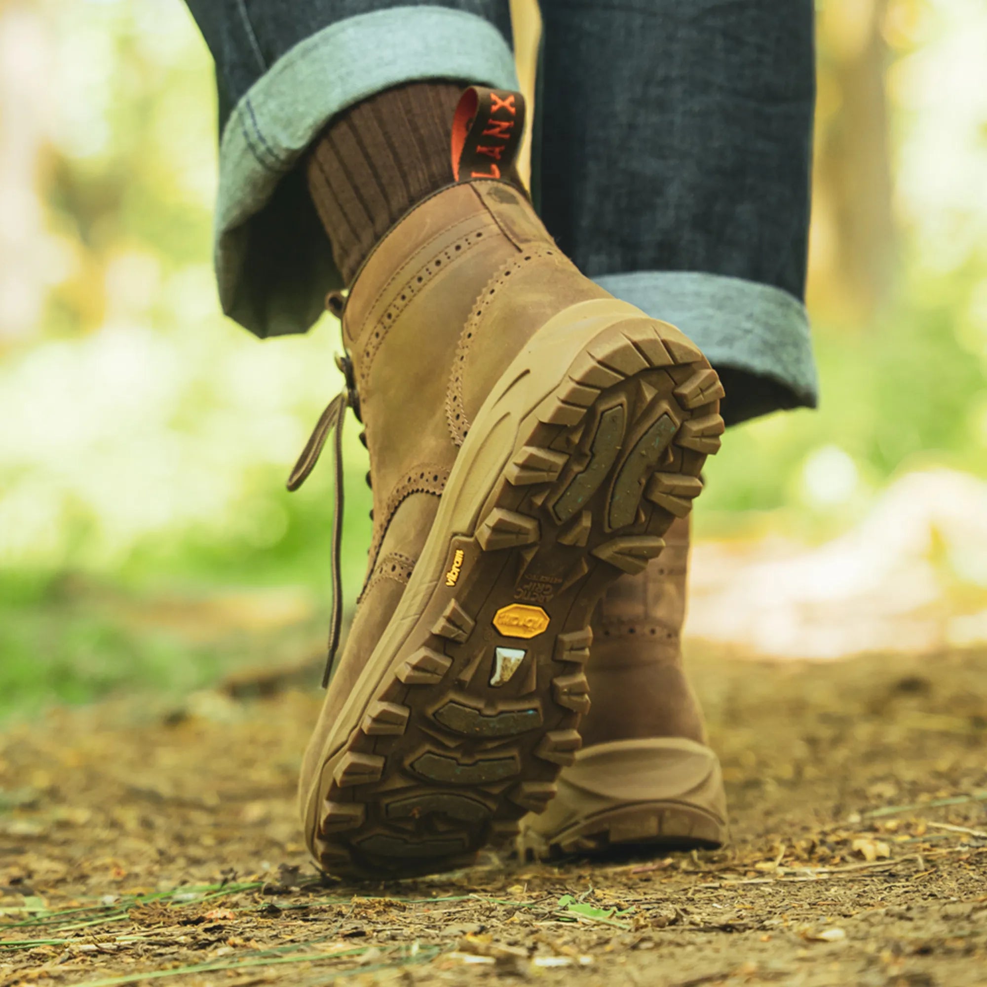 Women's - Conker Brown - Water Resistant - Leather - Vibram Brogue