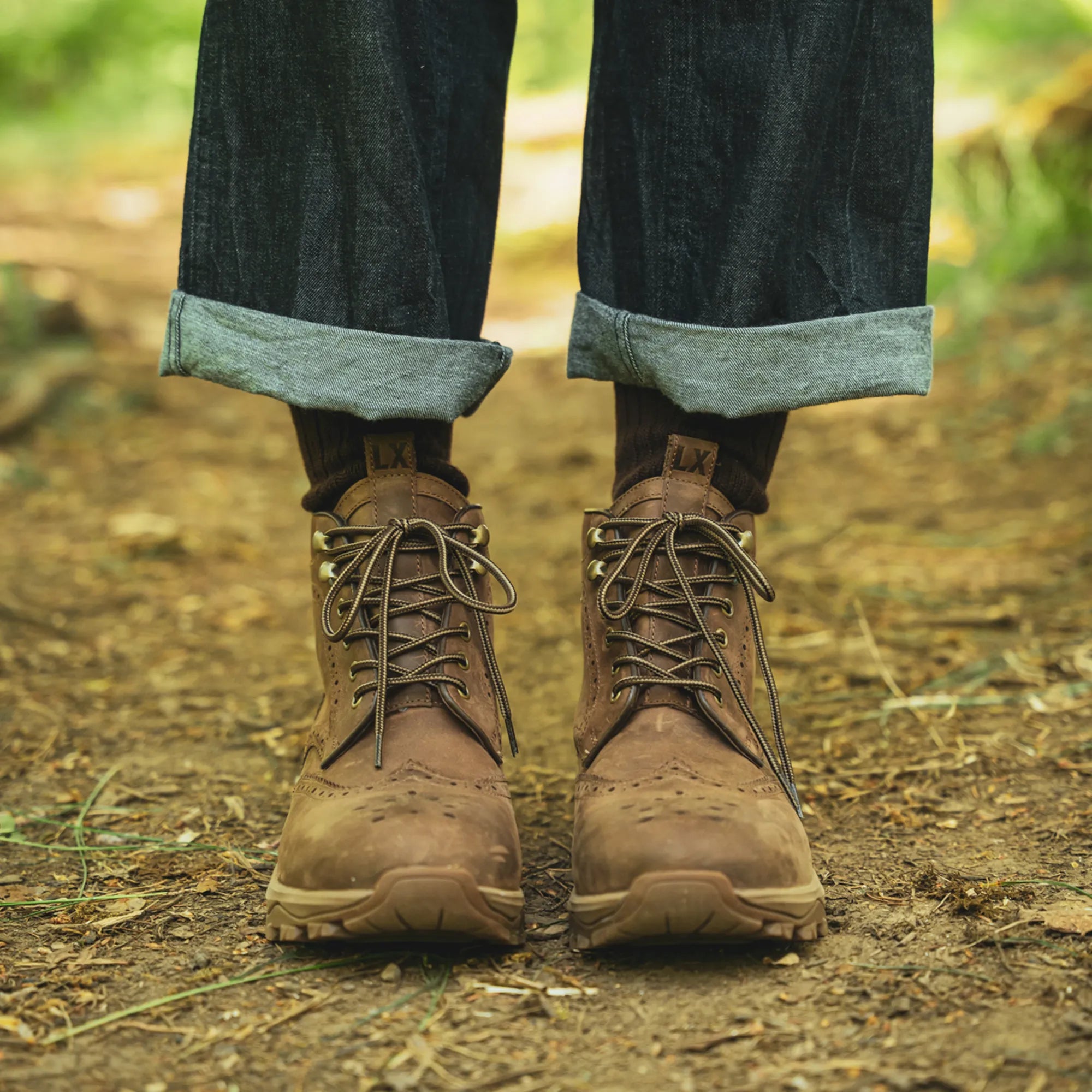 Women's - Conker Brown - Water Resistant - Leather - Vibram Brogue