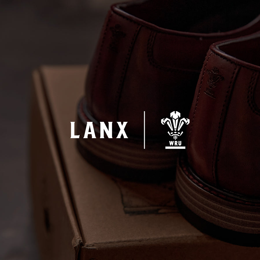 WELSH RUGBY UNION // PLAYER ISSUE OXBLOOD-MEN'S SHOE | LANX Proper Men's Shoes