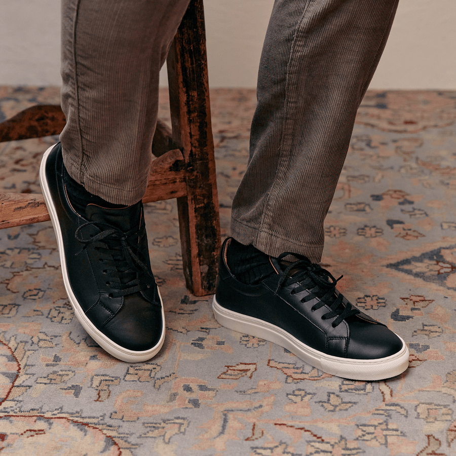ANCOATS // BLACK-Men's Casual | LANX Proper Men's Shoes