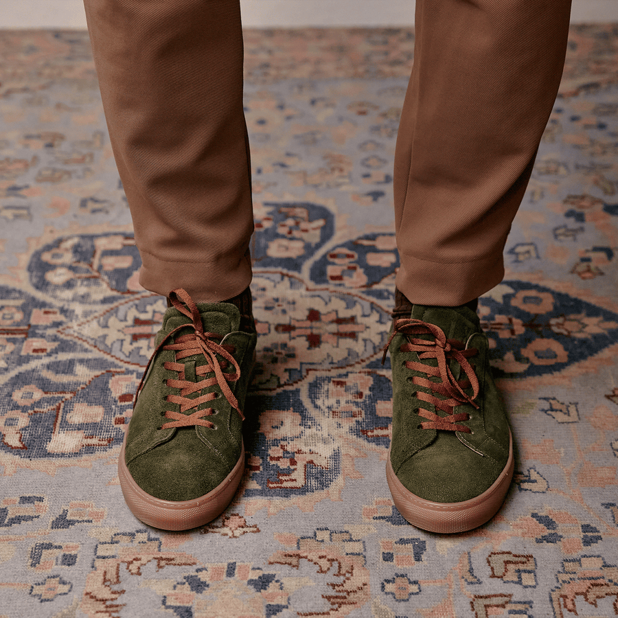 ANCOATS // KHAKI SUEDE-Men's Casual | LANX Proper Men's Shoes
