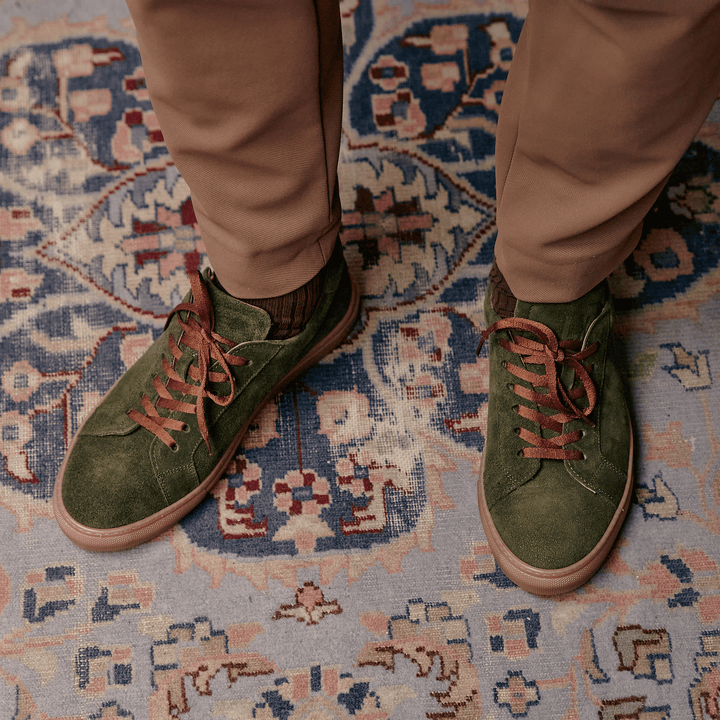 ANCOATS // KHAKI SUEDE-Men's Casual | LANX Proper Men's Shoes