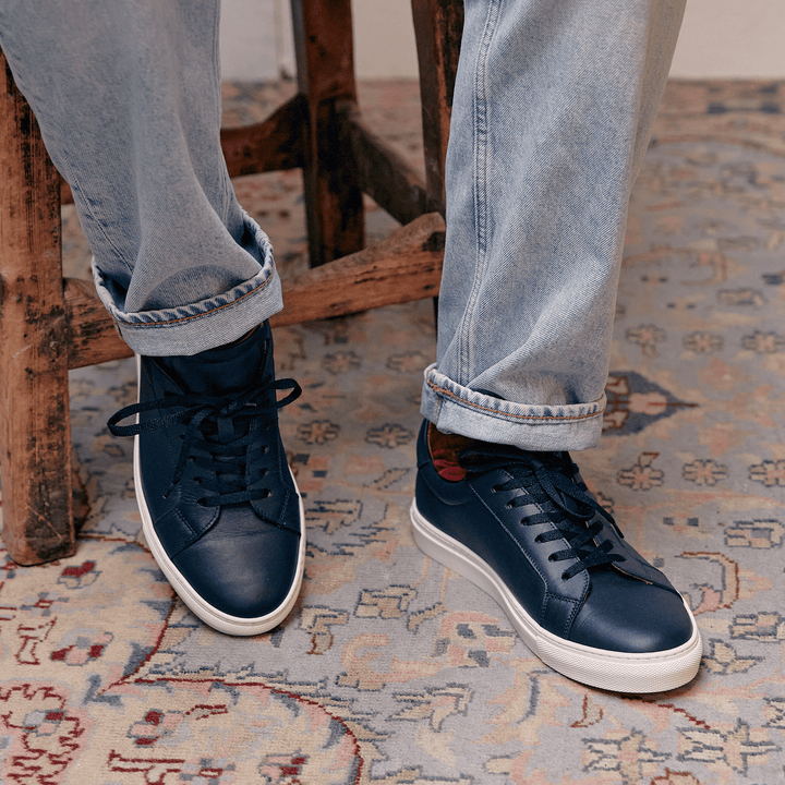 ANCOATS // NAVY-Men's Casual | LANX Proper Men's Shoes