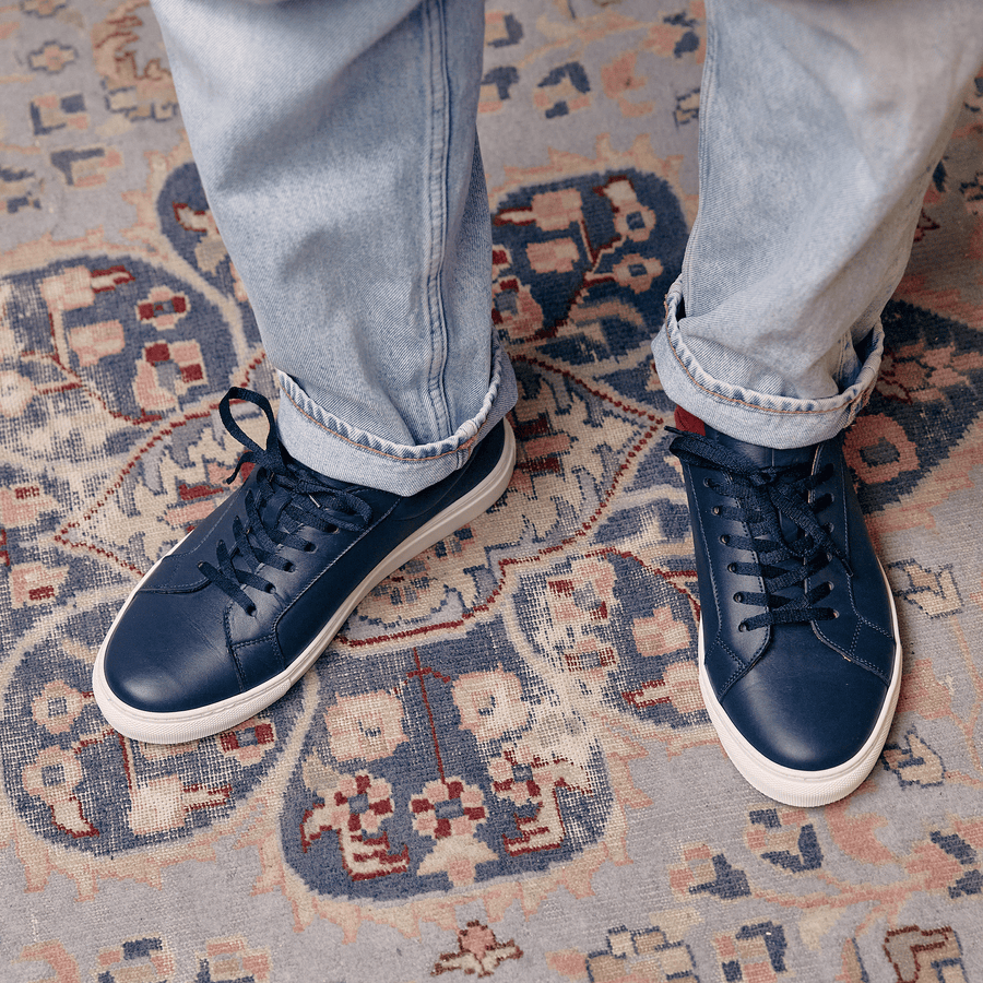 ANCOATS // NAVY-Men's Casual | LANX Proper Men's Shoes
