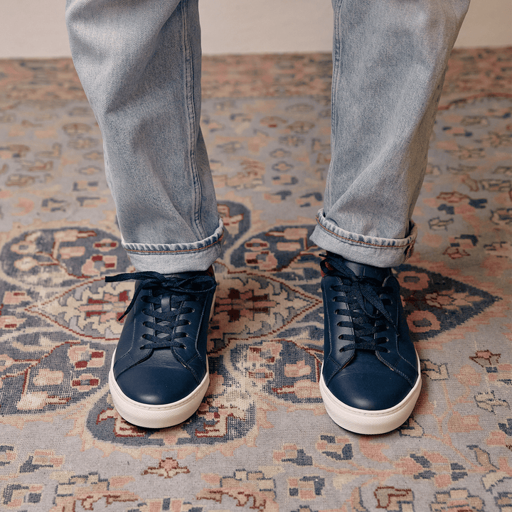 ANCOATS // NAVY-Men's Casual | LANX Proper Men's Shoes