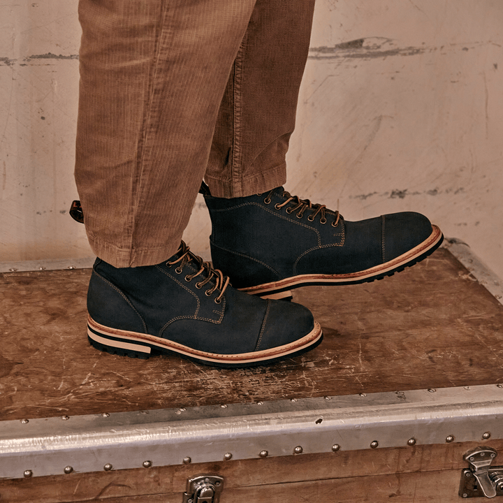 BAMBER // NAVY-Men's Boots | LANX Proper Men's Shoes