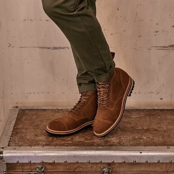 BAMBER // TAN SUEDE-Men's Boots | LANX Proper Men's Shoes