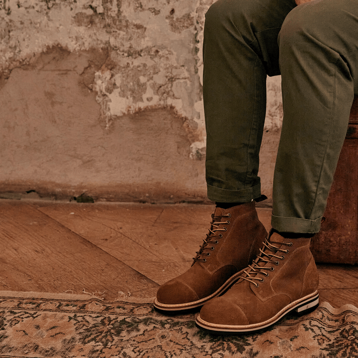 BAMBER // TAN SUEDE-Men's Boots | LANX Proper Men's Shoes