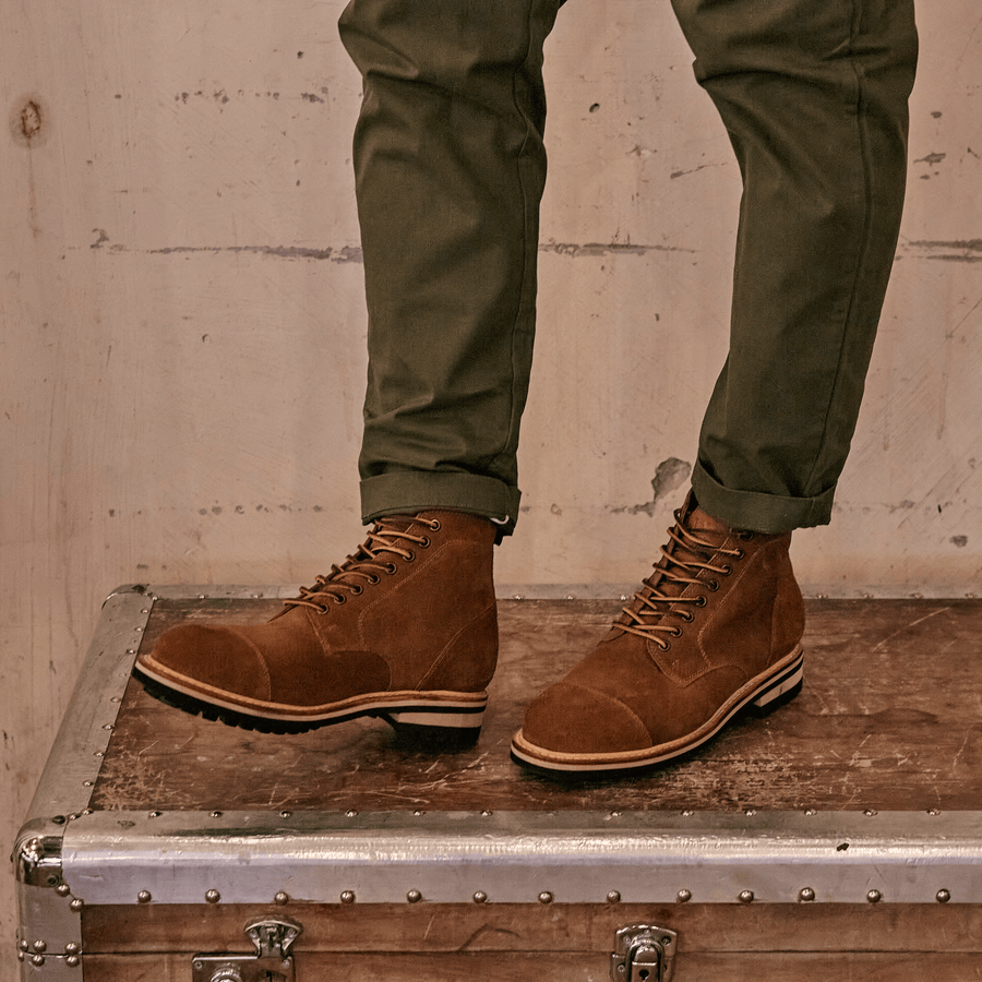 BAMBER // TAN SUEDE-Men's Boots | LANX Proper Men's Shoes