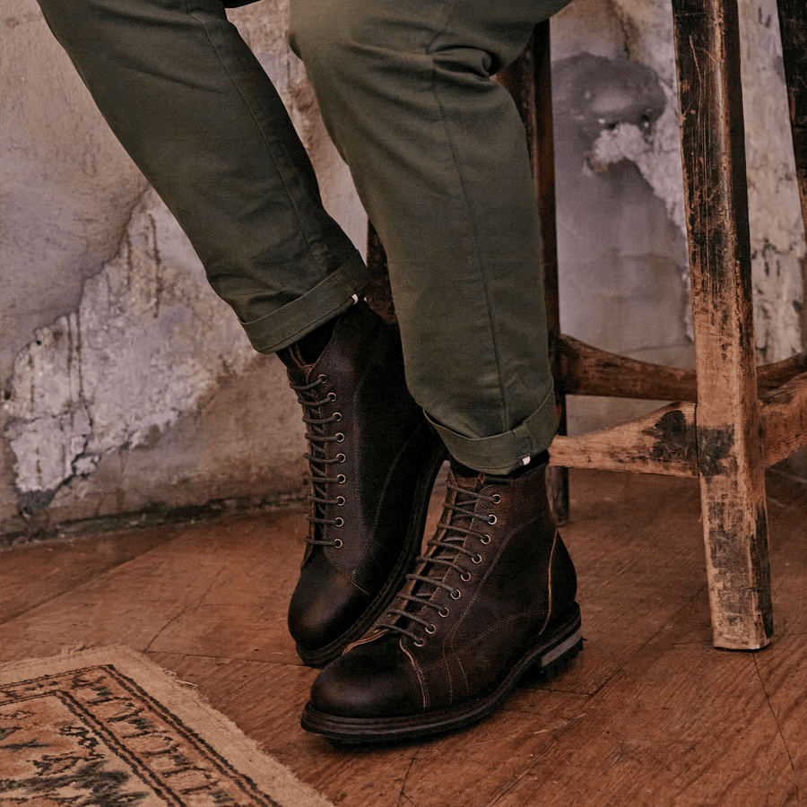 BARLEY // RAISIN GRAINED-Men's Boots | LANX Proper Men's Shoes