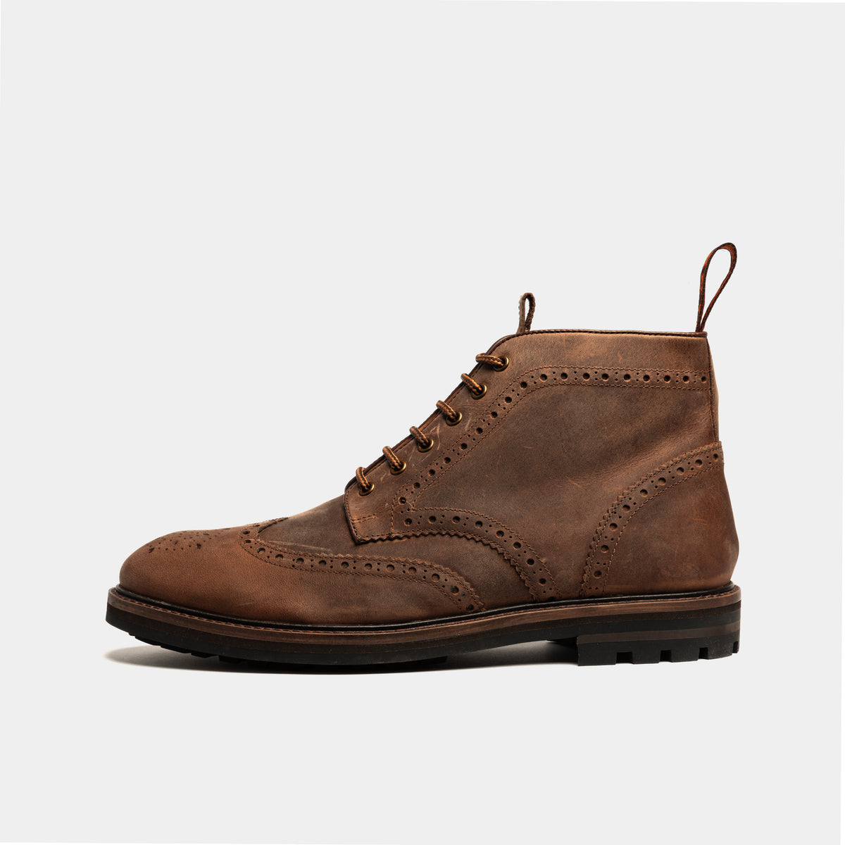 Men's - Brown - Tan - Leather - Derby Boots – LANX