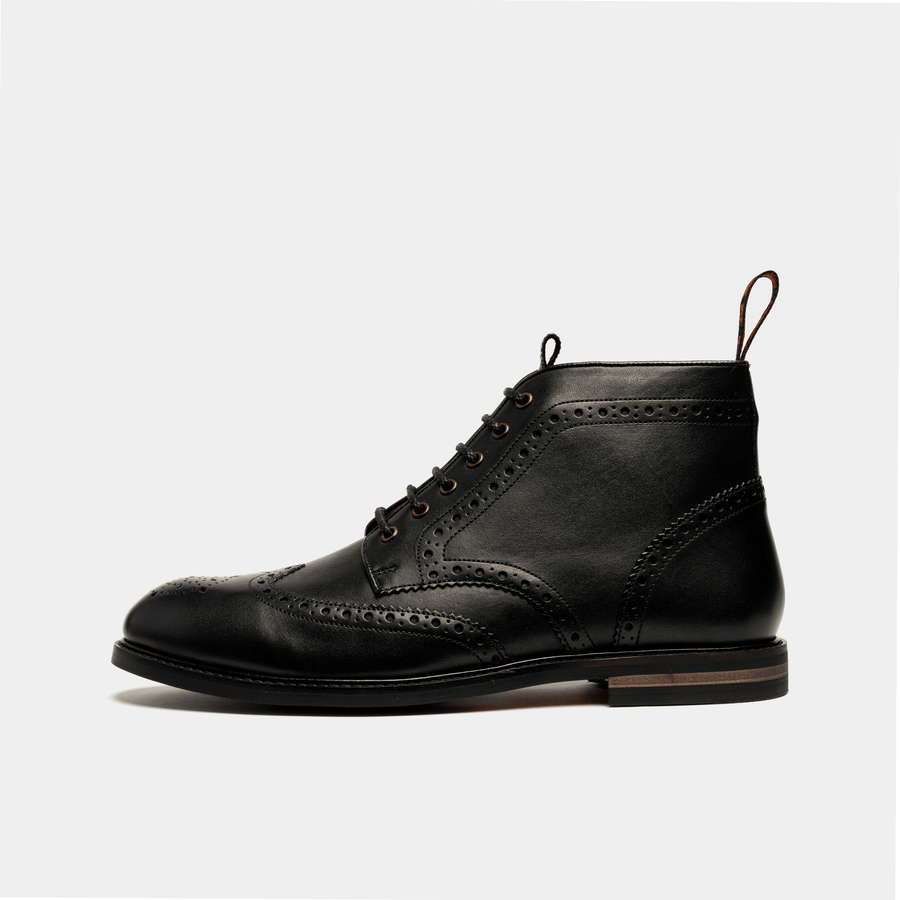 BAYLEY // BLACK-Men's Boots | LANX Proper Men's Shoes
