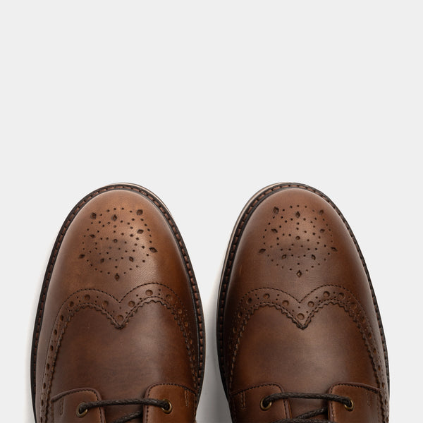 BAYLEY // CONKER DISTRESSED-Men's Boots | LANX Proper Men's Shoes