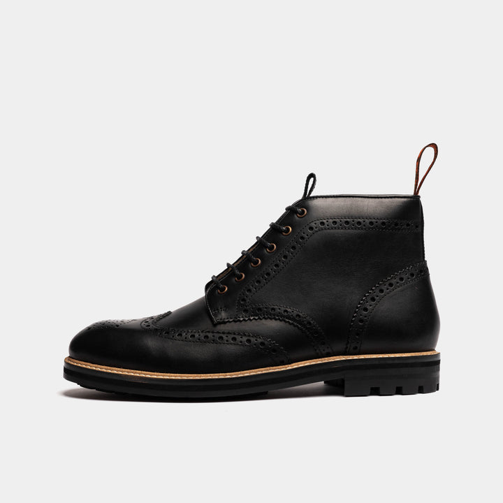 BAYLEY // MATT BLACK-Men's Boots | LANX Proper Men's Shoes