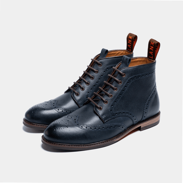 BAYLEY // NAVY-Men's Boots | LANX Proper Men's Shoes