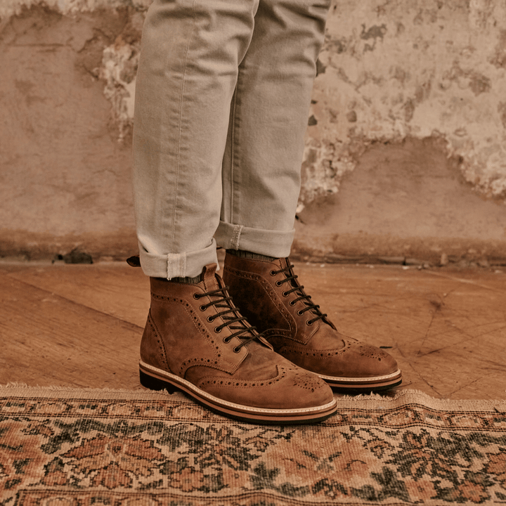 BAYLEY // OAK SUEDE-Men's Boots | LANX Proper Men's Shoes