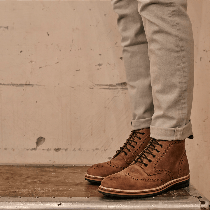 BAYLEY // OAK SUEDE-Men's Boots | LANX Proper Men's Shoes