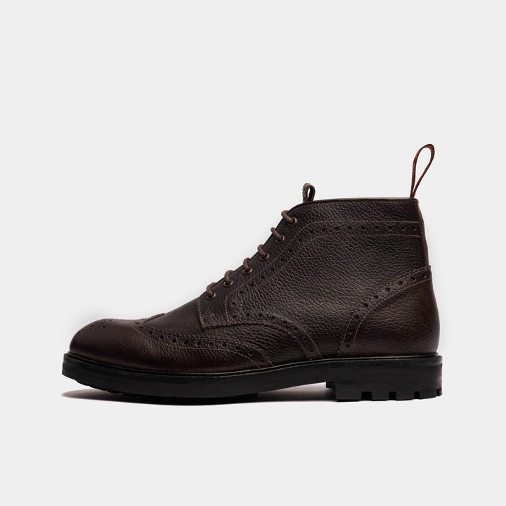 BAYLEY // PLUM GRAINED-Men's Boots | LANX Proper Men's Shoes