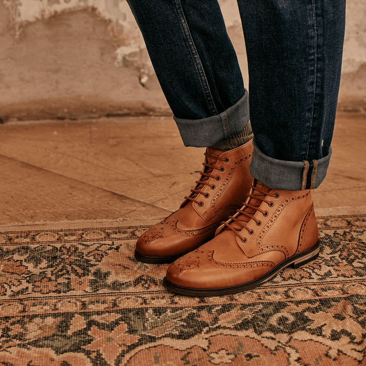 BAYLEY // TAN-Men's Boots | LANX Proper Men's Shoes