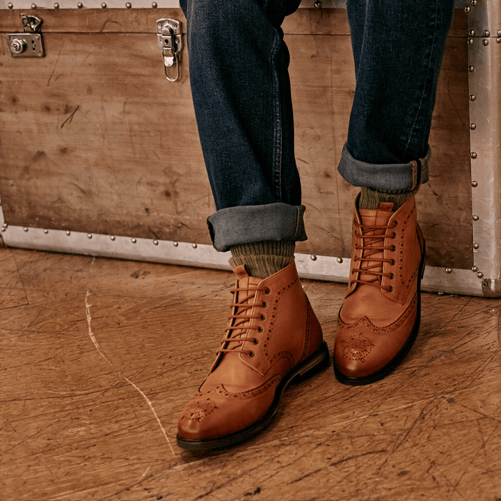 BAYLEY // TAN-Men's Boots | LANX Proper Men's Shoes