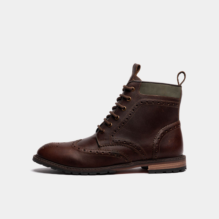 CHIPPING / MAHOGANY & KHAKI-Women’s Boots | LANX Proper Men's Shoes