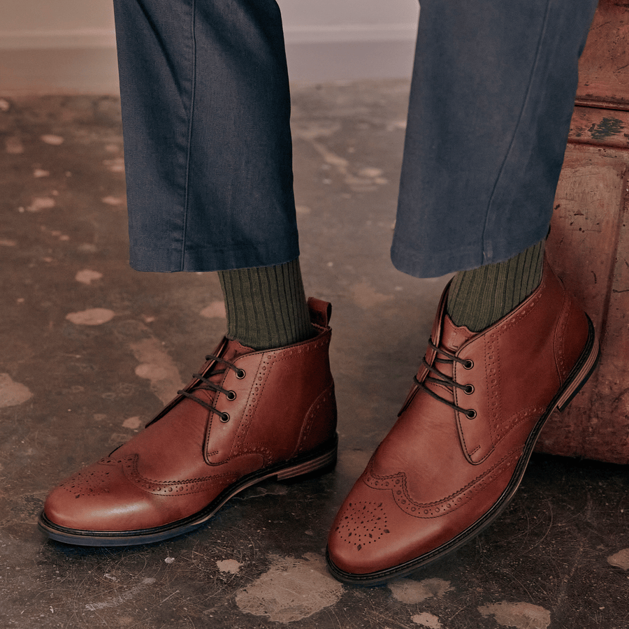 DIBNAH // CONKER DISTRESSED-Men's Boots | LANX Proper Men's Shoes