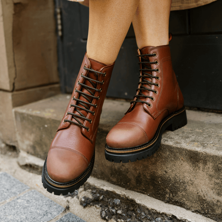 DINCKLEY / OXBLOOD-Women’s Boots | LANX Proper Men's Shoes