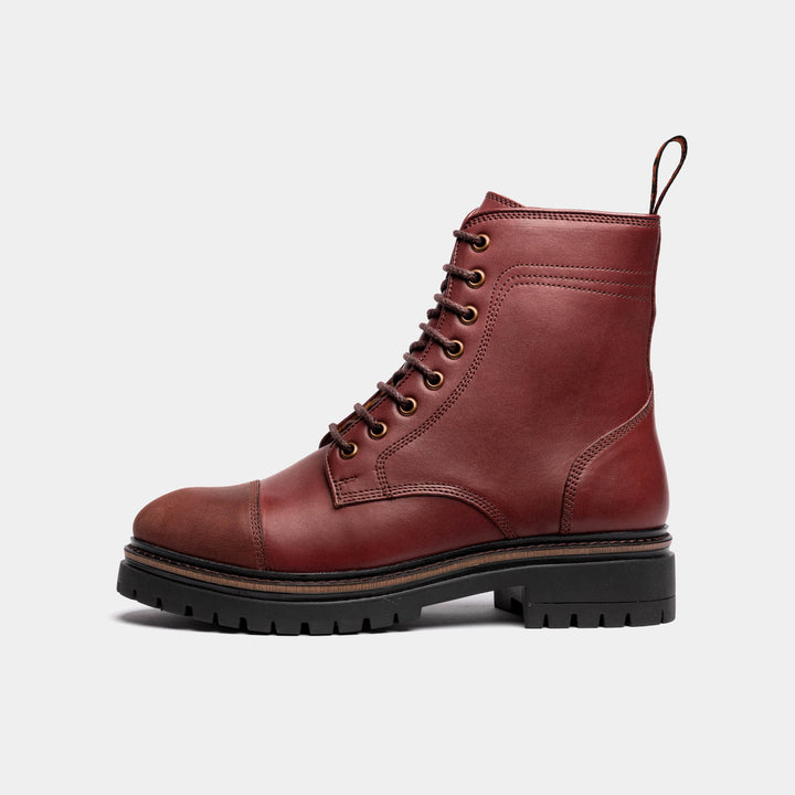 DINCKLEY / OXBLOOD-Women’s Boots | LANX Proper Men's Shoes