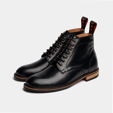 DUTTON // BLACK-MEN'S SHOE | LANX Proper Men's Shoes