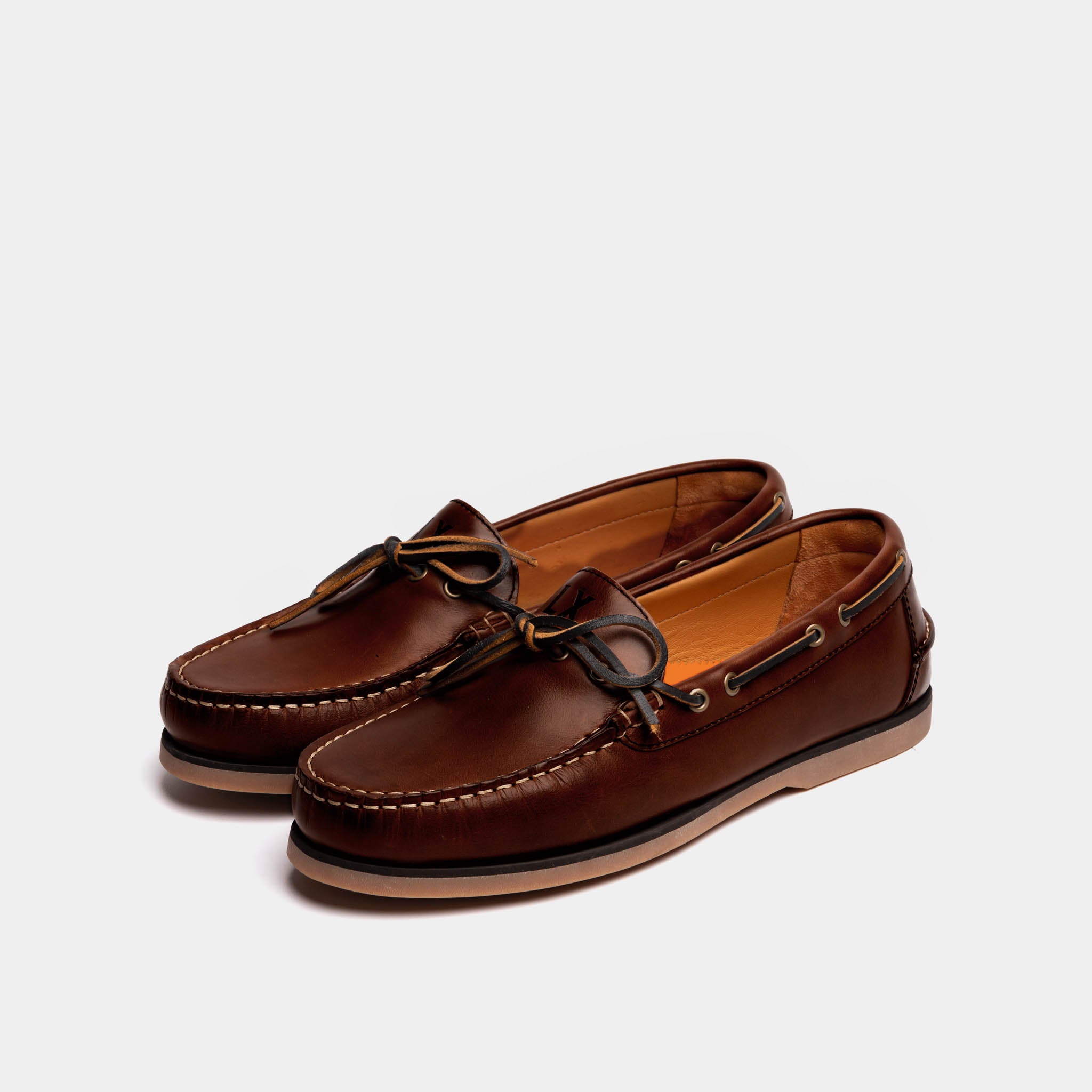 Mens leather deck shoes online