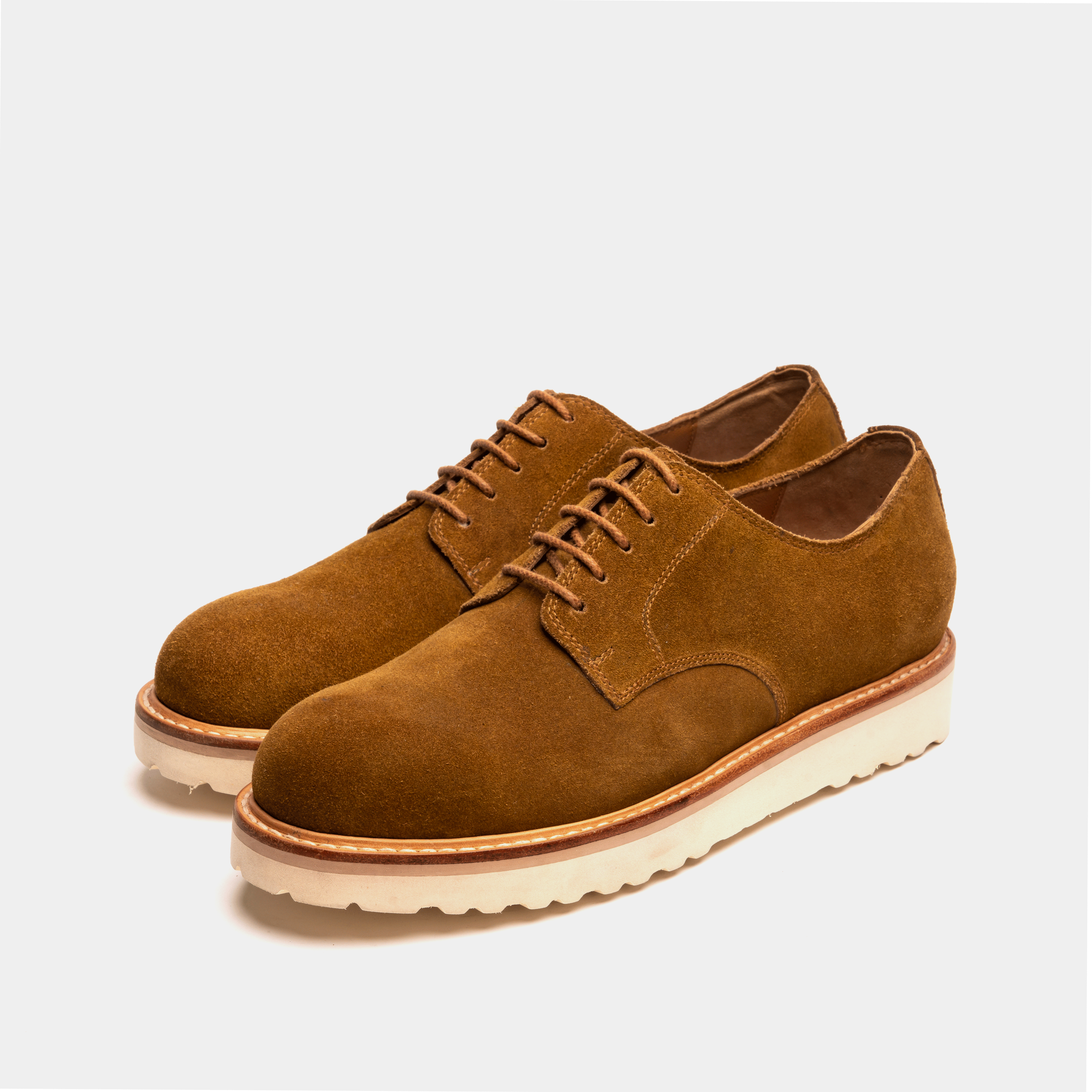 Mens tan sale derby shoes