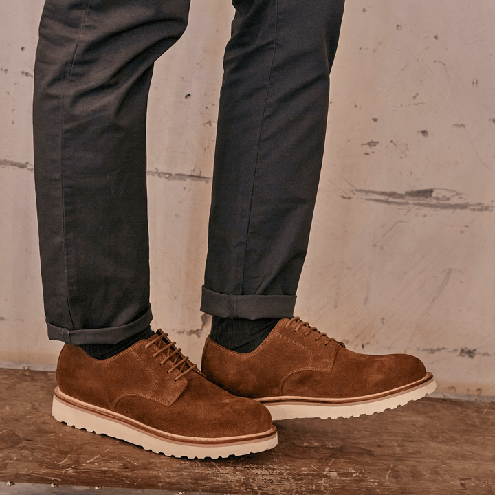 FENCE // TAN SUEDE-Men's Shoes | LANX Proper Men's Shoes