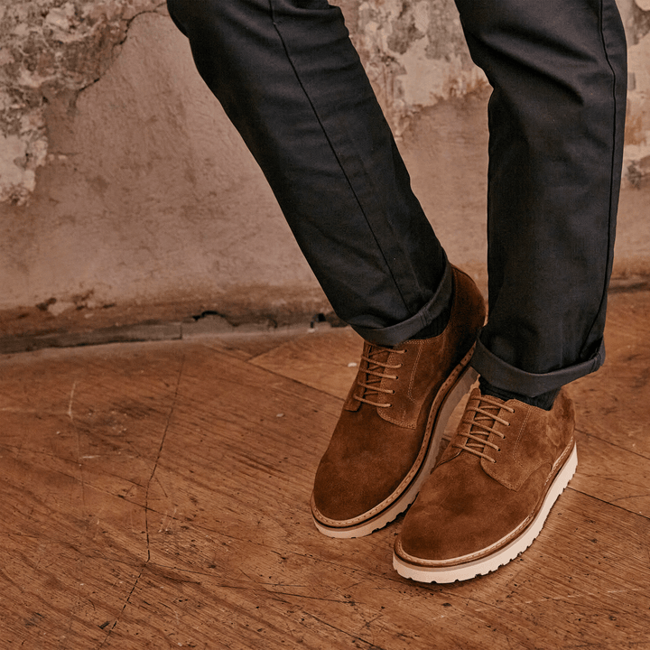 FENCE // TAN SUEDE-Men's Shoes | LANX Proper Men's Shoes