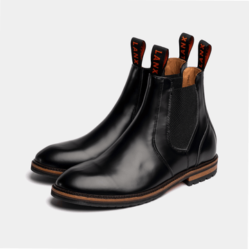 GARSTANG // BLACK-MEN'S SHOE | LANX Proper Men's Shoes