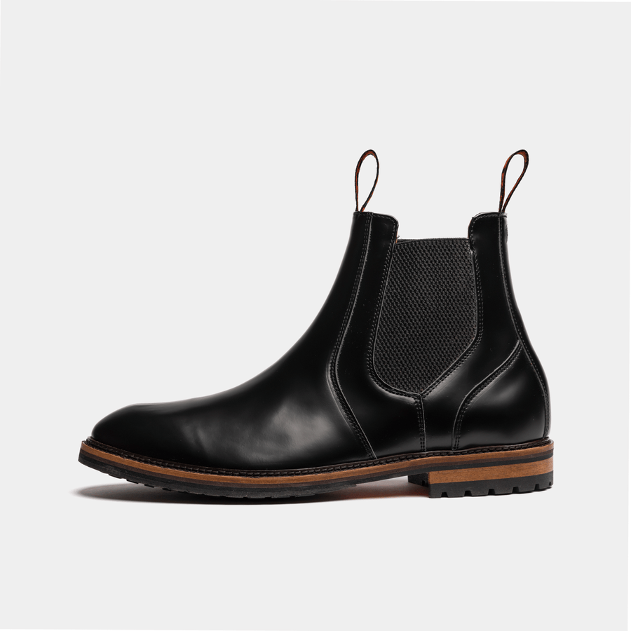 GARSTANG // BLACK-Men's Chelsea | LANX Proper Men's Shoes