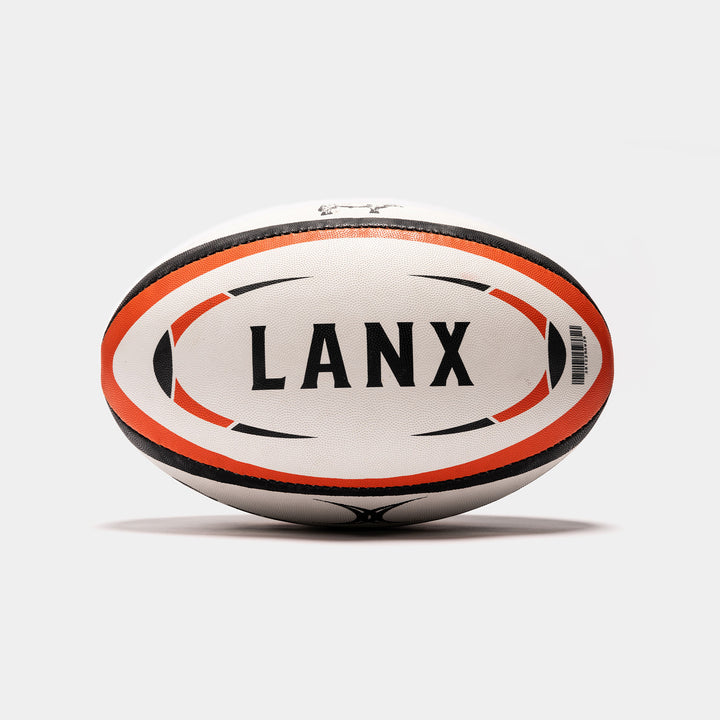 WEBB ELLIS / WHITE, BLACK & KOI-Rugby Ball | LANX Proper Men's Shoes