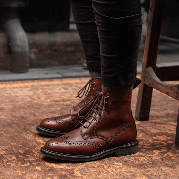 GRINDLETON // CHESTNUT BROWN-Men's Boots | LANX Proper Men's Shoes