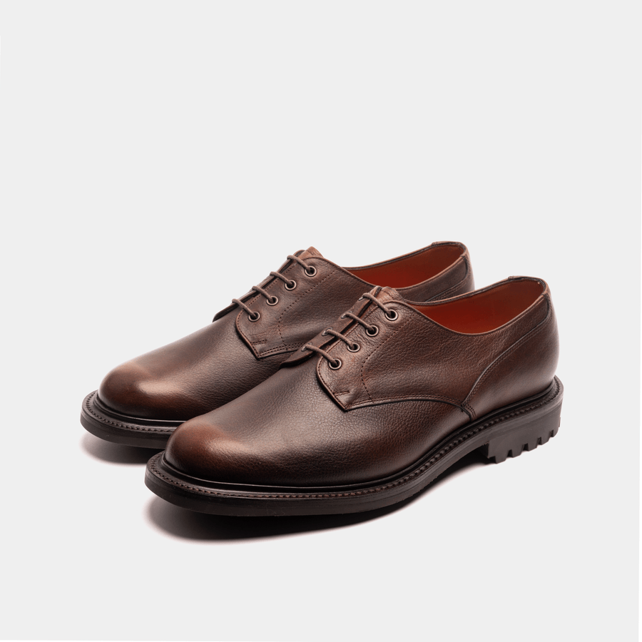 HALE // BROWN GRAINED-Men's Shoes