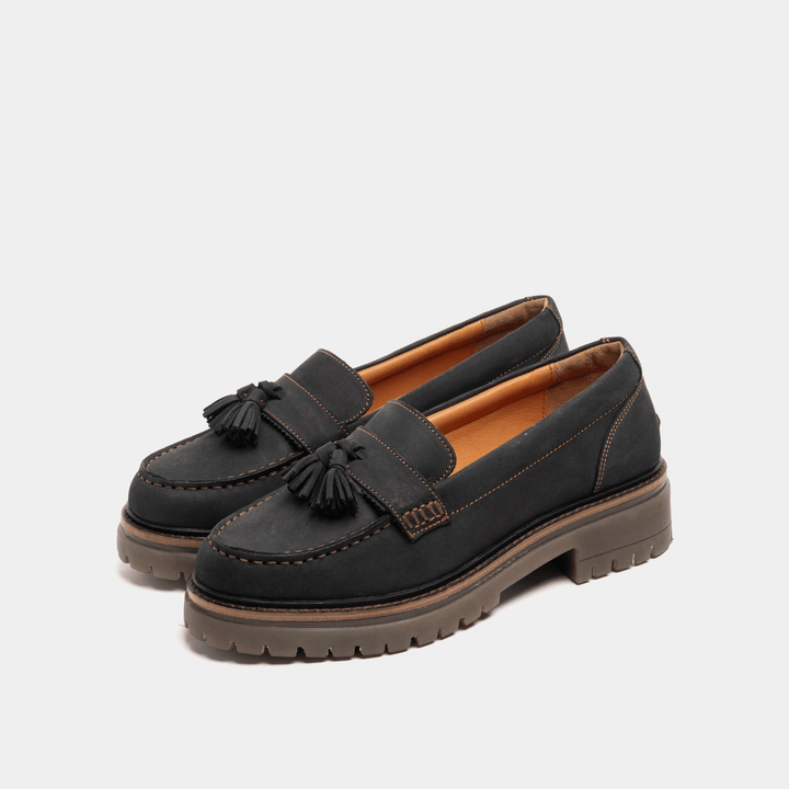 HARWOOD / NAVY NUBUCK-Women’s Casual | LANX Proper Men's Shoes