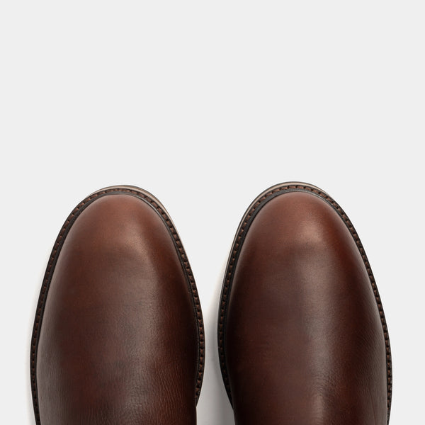 HOGHTON // CHESTNUT GRAINED-Men's Chelsea | LANX Proper Men's Shoes