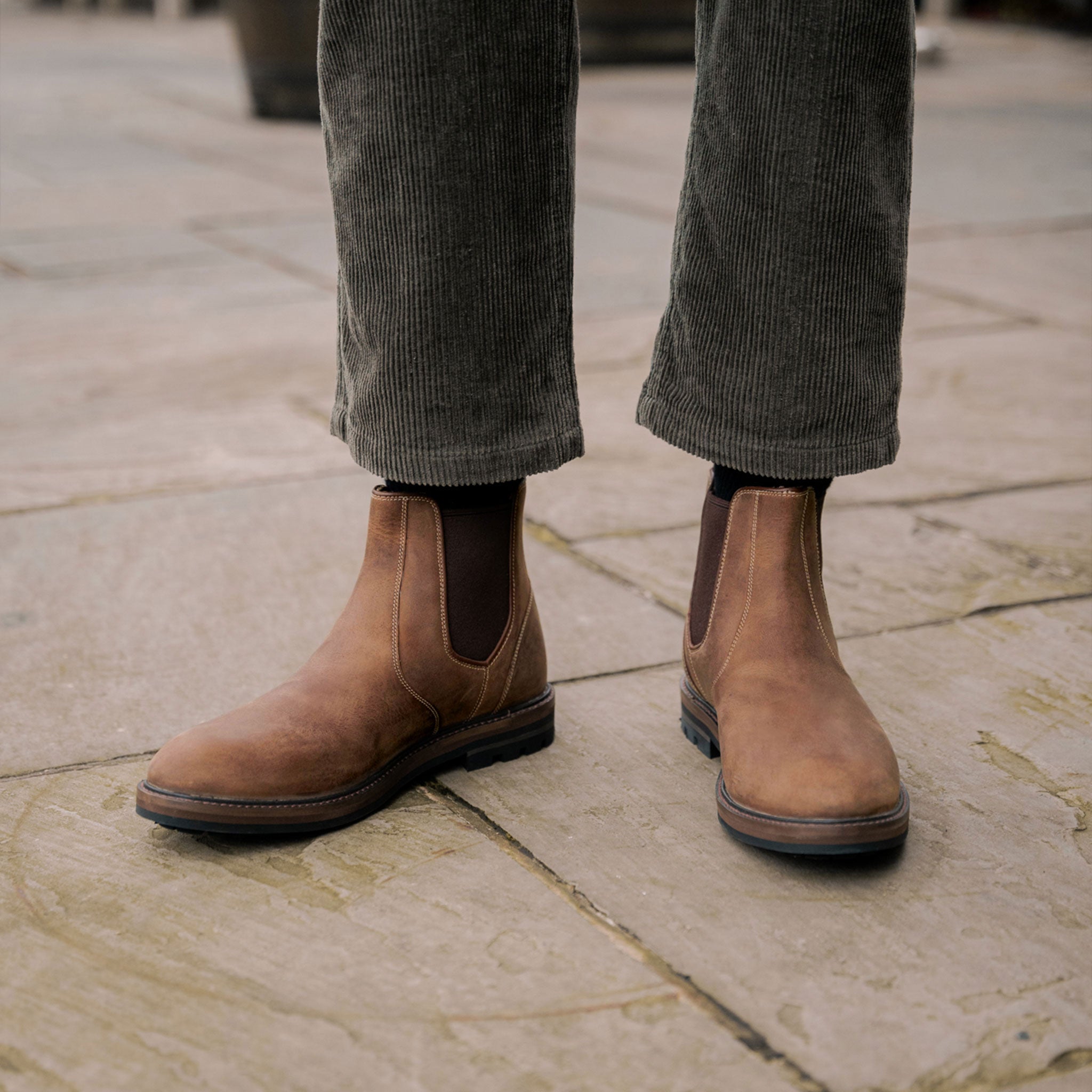 Men's - Brown - Tan - Leather - Chelsea Boots – LANX