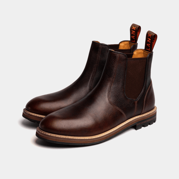 HOGHTON // CHESTNUT GRAINED-Men's Chelsea | LANX Proper Men's Shoes