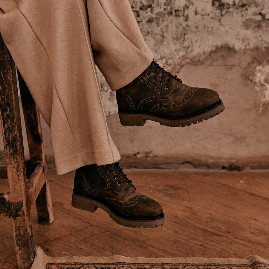 LANGHO / ASH BROWN-Womens Footwear | LANX Proper Men's Shoes