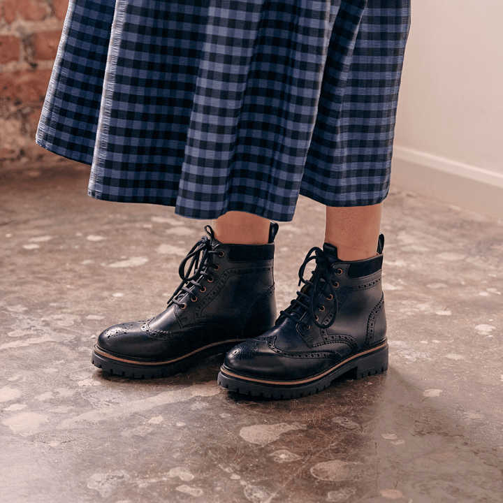 LANGHO / BLACK-Women’s Boots | LANX Proper Men's Shoes