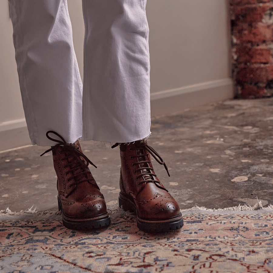 LANGHO / OXBLOOD-Women’s Boots | LANX Proper Men's Shoes