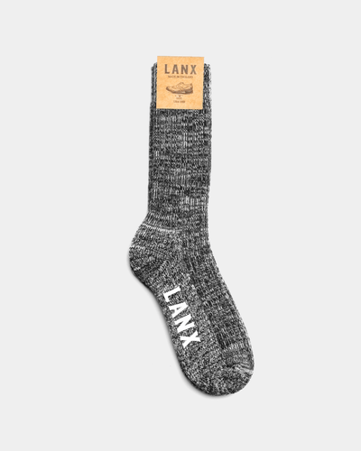 FLECK SOCK / BLACK-Socks | LANX Proper Men's Shoes