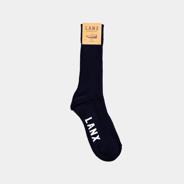 DRESS SOCK / NAVY-Socks | LANX Proper Men's Shoes