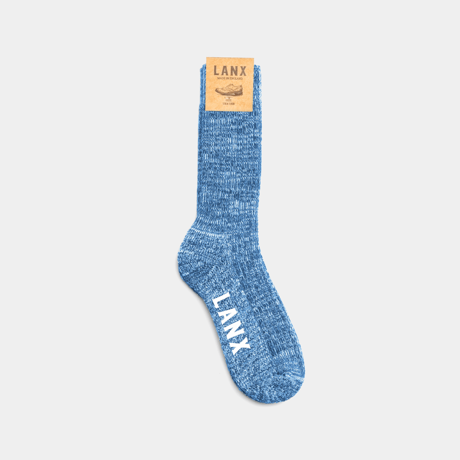 FLECK SOCK / ROYAL BLUE-Socks | LANX Proper Men's Shoes
